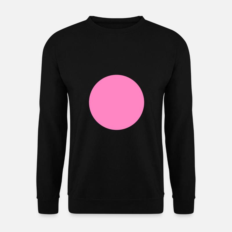 Circle symbol Pink - Unisex Sweatshirt - black
