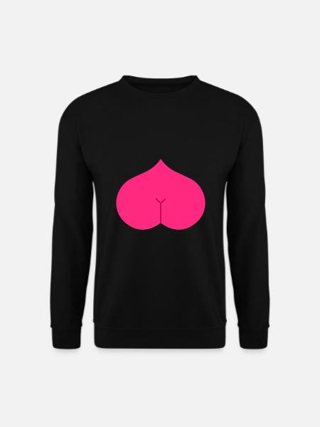 Ass heart butt - Unisex Sweatshirt - black