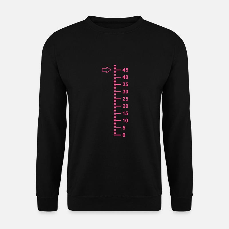 45 Jahre alt 45 Geburtstag Geschenk - Unisex Pullover - Schwarz