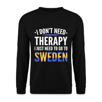 Suède Suédois - Sweat-shirt Unisexe - noir - Devant - Alina (178cm) & Michal (187cm)