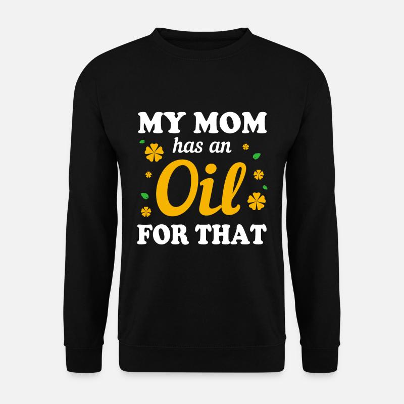 Ätherisches Öl - Unisex Pullover - Schwarz