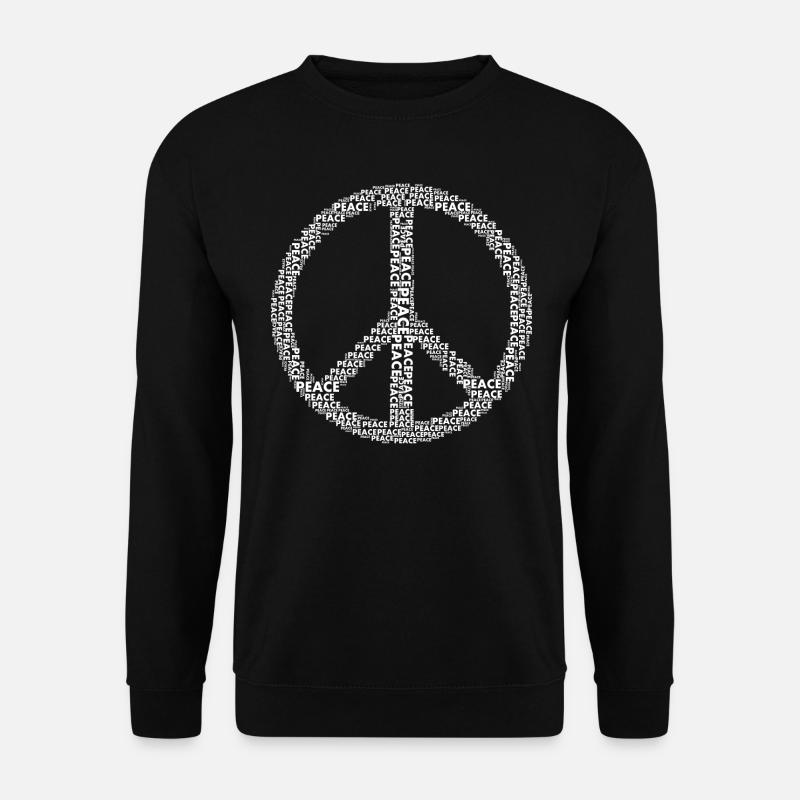 signe de la paix - Sweat-shirt Unisexe - noir