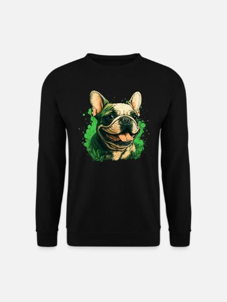 Französische Bulldogge - Unisex Pullover - Schwarz