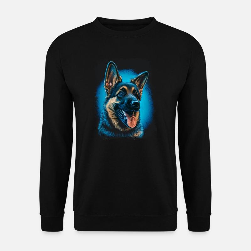 German Shepherd - Unisex Sweatshirt - black