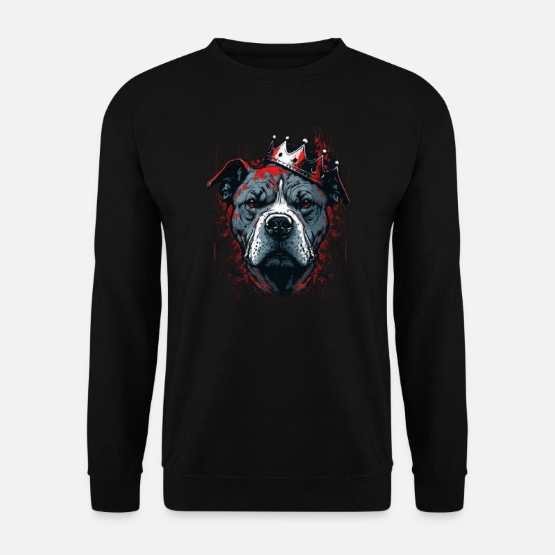 American Staffordshire Terrier King - Unisex Pullover - Schwarz