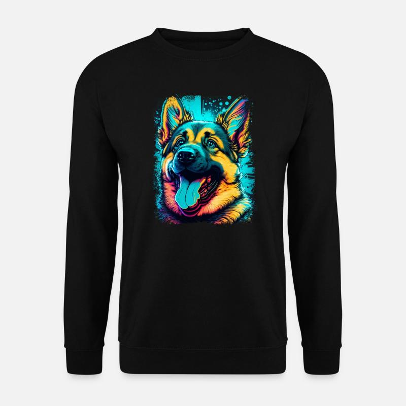 German Shepherd - Unisex Sweatshirt - black