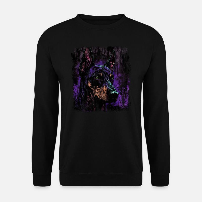 Spooky Dobermann - Unisex Pullover - Schwarz