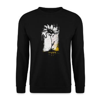 Daisy - Unisex Sweatshirt - black - Front - Alina (178cm) & Michal (187cm)