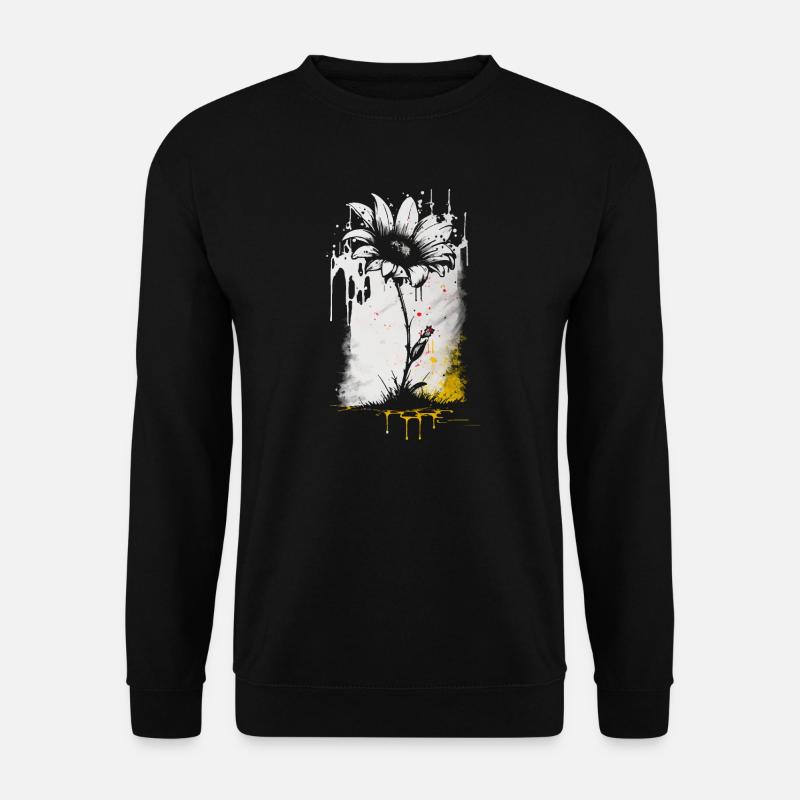 Gänseblümchen - Unisex Pullover - Schwarz