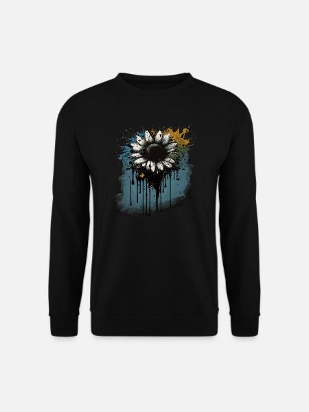 Daisy - Unisex Sweatshirt - black