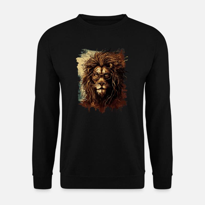 Professor Löwe - Unisex Pullover - Schwarz