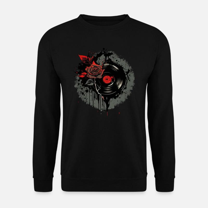 Schallplatten Sammler - Unisex Pullover - Schwarz