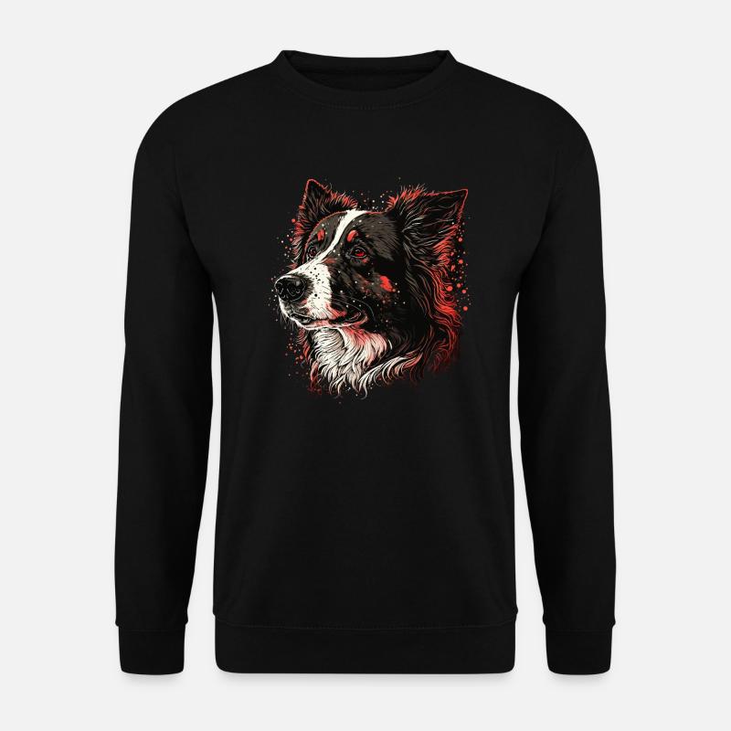 Border Collie - Unisex Pullover - Schwarz