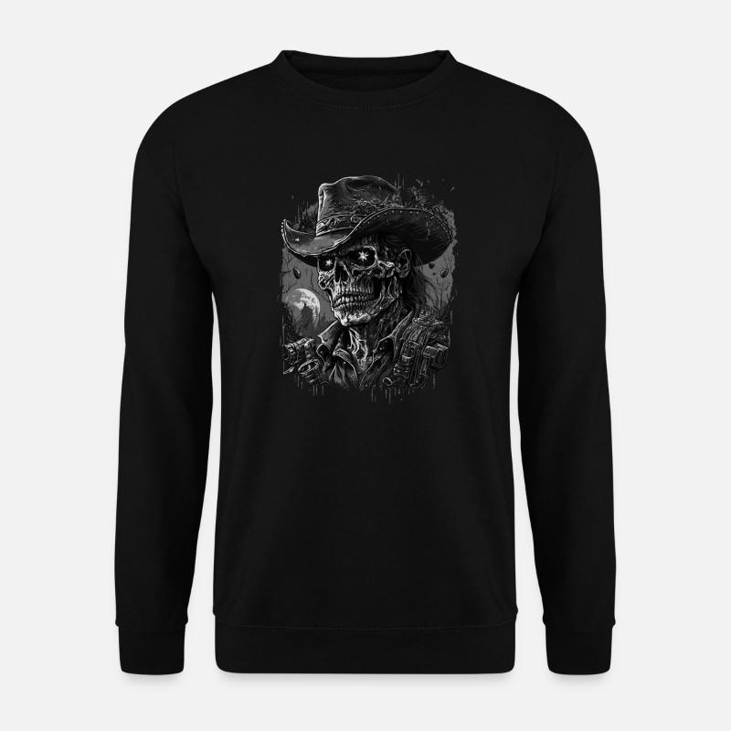 Untoter Cowboy - Unisex Pullover - Schwarz