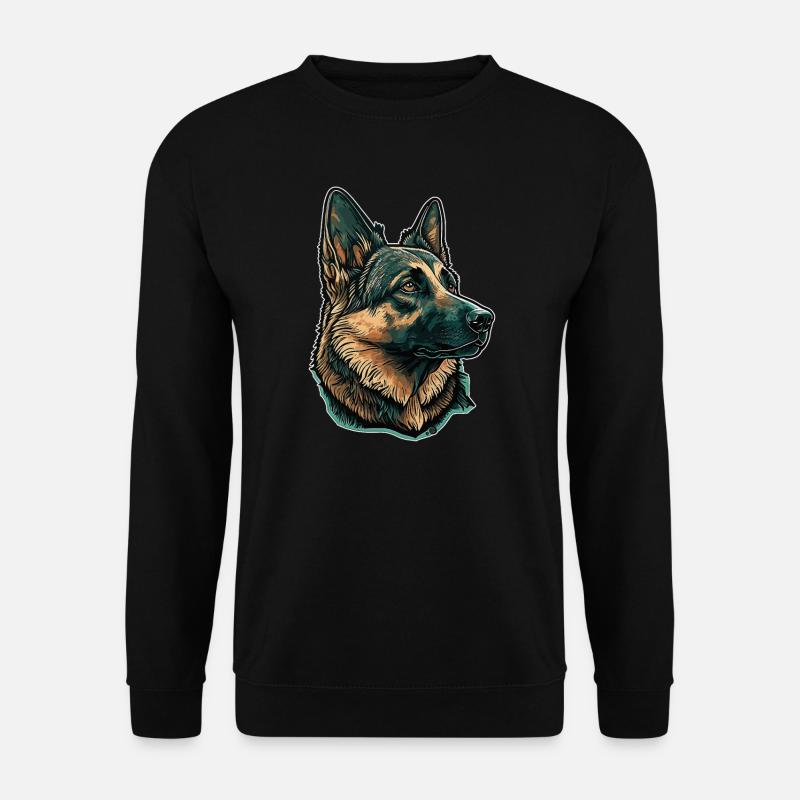 German Shepherd - Unisex Sweatshirt - black