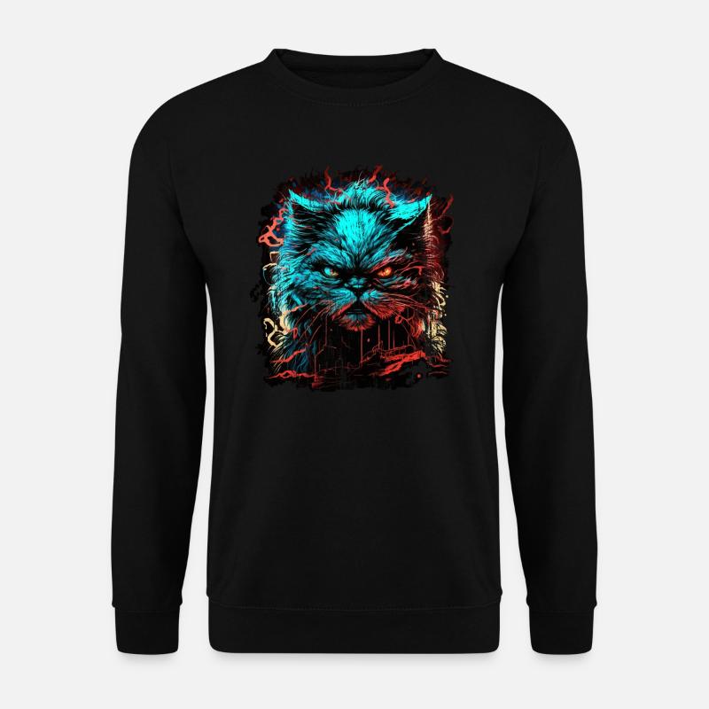 Perserkatze - Unisex Pullover - Schwarz