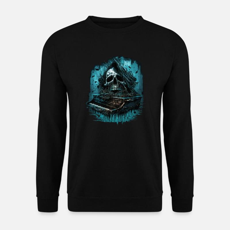 Horror piano - Unisex Sweatshirt - black