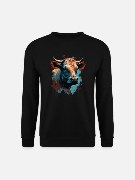 Eine Kuh - Unisex Pullover - Schwarz