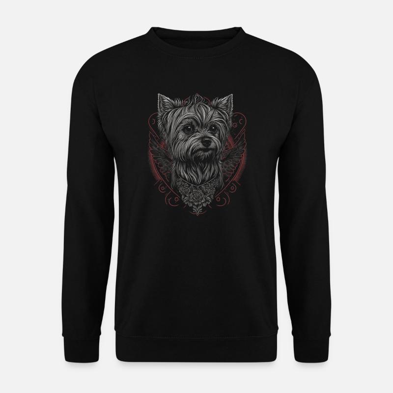 Yorkshire Terrier - Unisex Pullover - Schwarz