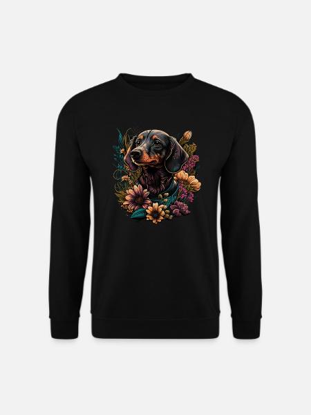 Teckel - Sweat-shirt Unisexe - noir