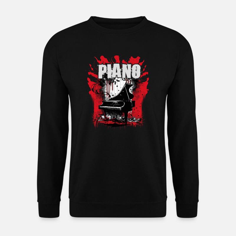 Piano - Unisex Sweatshirt - black