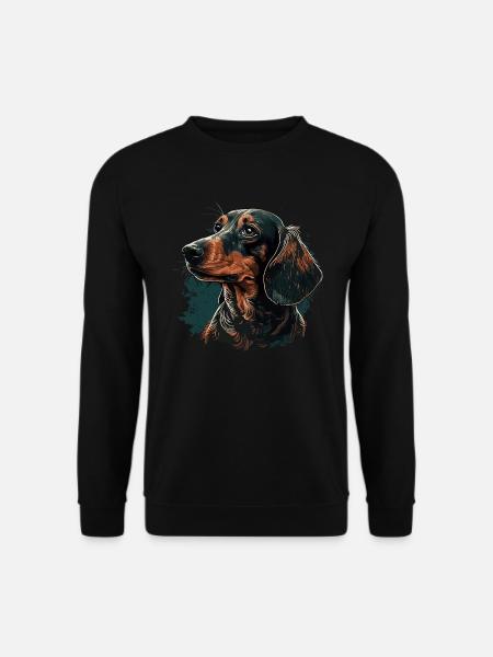 Dachshund - Unisex Sweatshirt - black