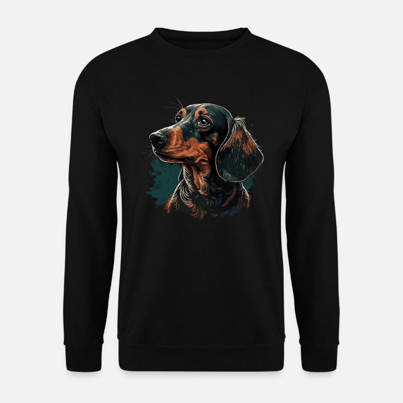 Dachshund - Unisex Sweatshirt - black