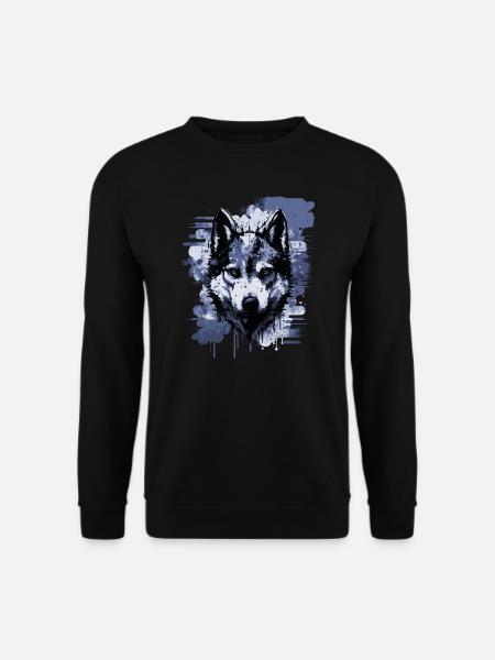 Husky Dog - Unisex Pullover - Schwarz