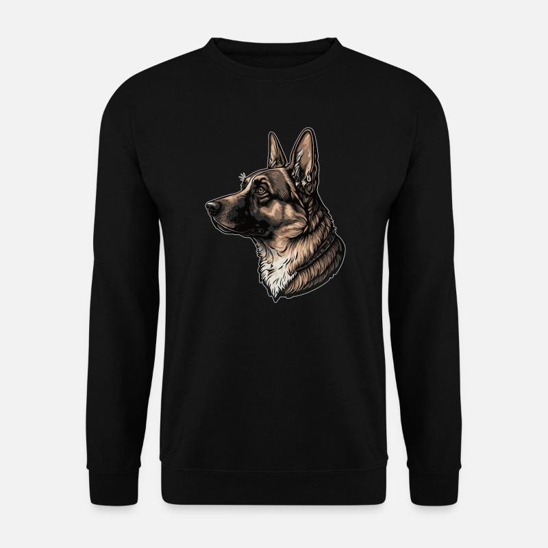 German Shepherd - Unisex Sweatshirt - black