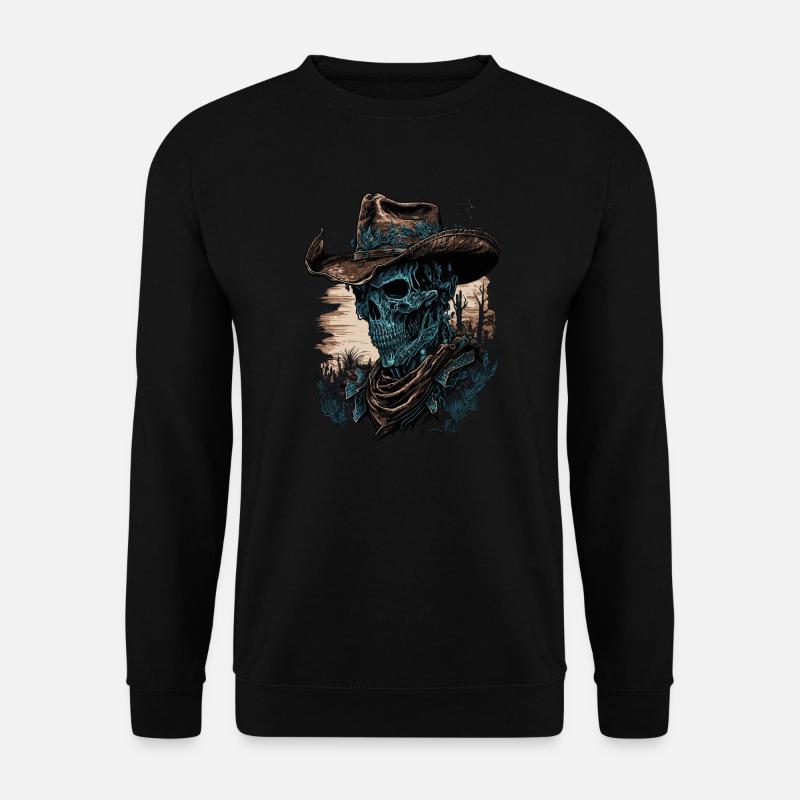 Zombie Cowboy - Unisex Pullover - Schwarz