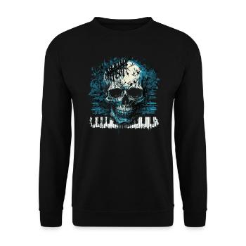 Horrorklavier - Unisex Pullover - Schwarz - Vorne - Alina (178cm) & Michal (187cm)