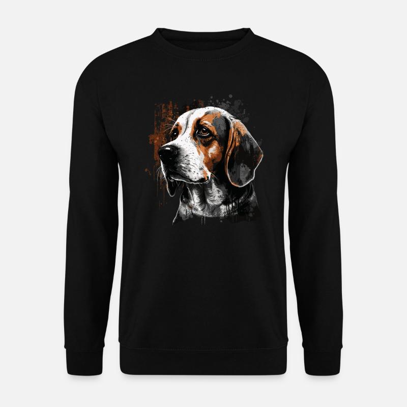 Beagle Hund - Unisex Pullover - Schwarz
