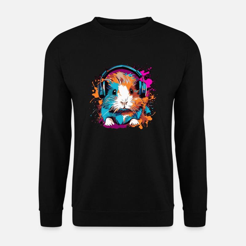 Guinea Pig DJ - Unisex Sweatshirt - black