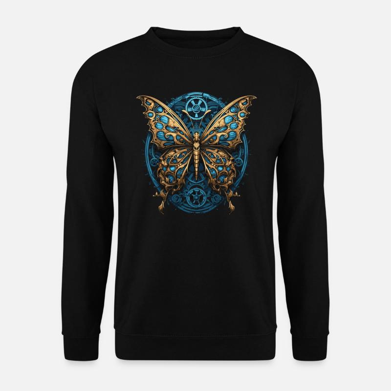 Machine butterfly - Unisex Sweatshirt - black