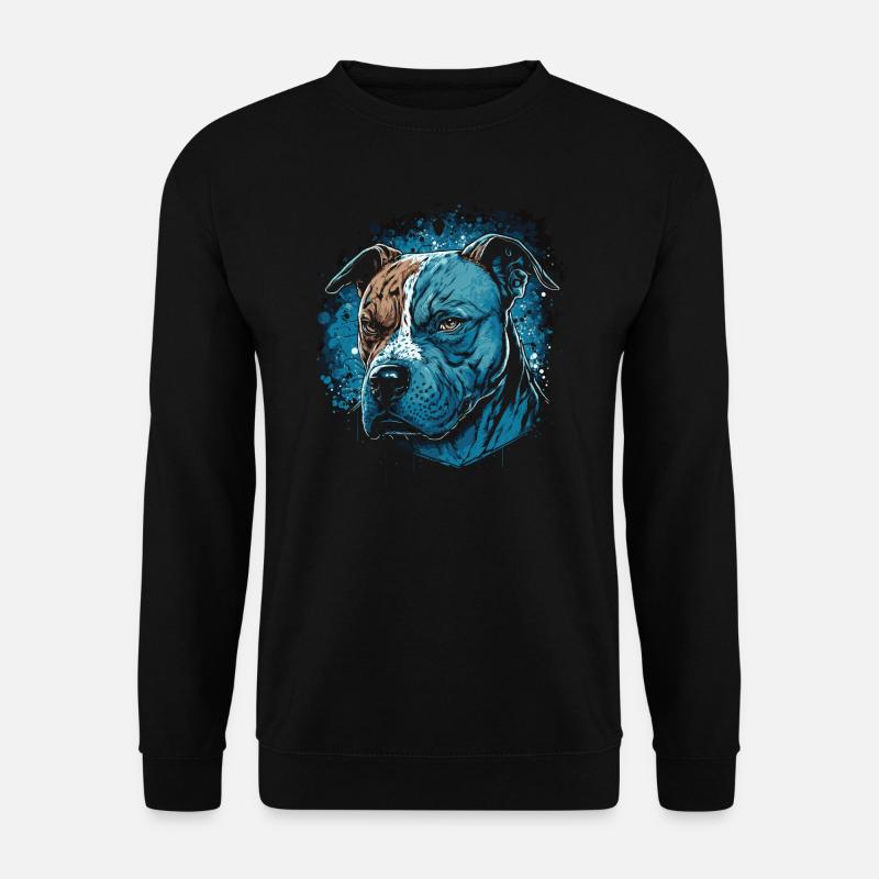American Staffordshire Terrier - Unisex Pullover - Schwarz