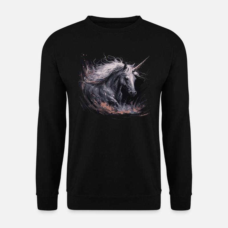 Einhorn - Unisex Pullover - Schwarz