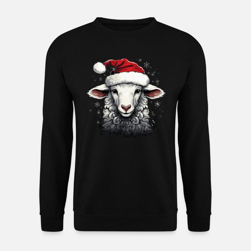 Moutons de Noël - Sweat-shirt Unisexe - noir
