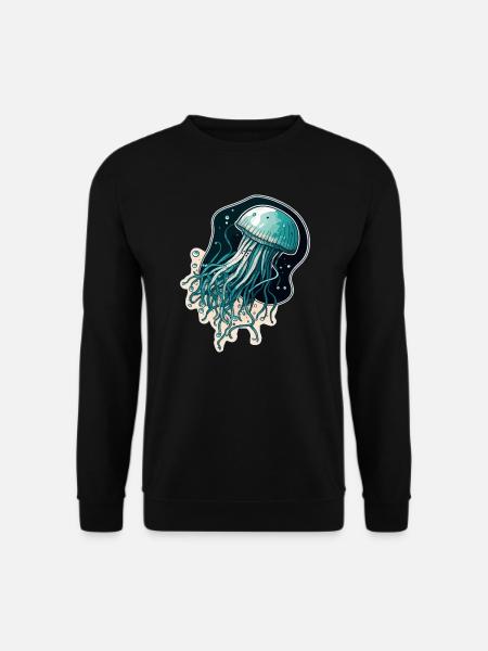 A jellyfish - Unisex Sweatshirt - black