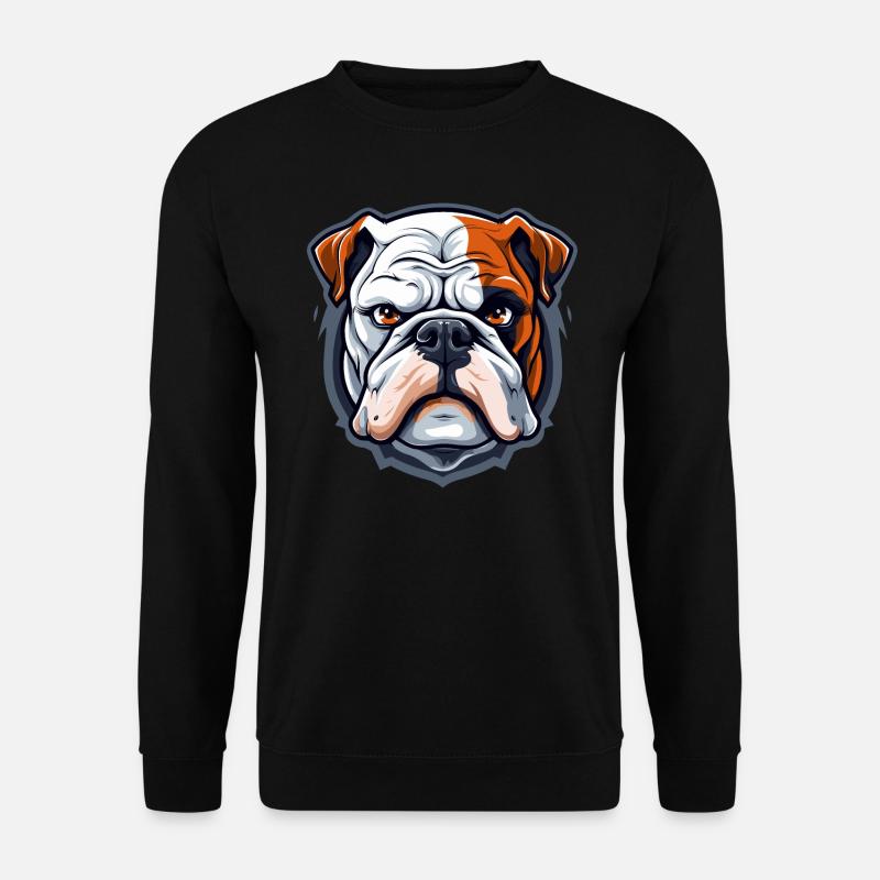 Coole Englische Bulldogge - Unisex Pullover - Schwarz