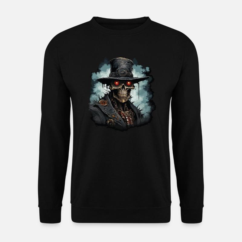 Steampunk Zombie Cowboy - Sweat-shirt Unisexe - noir
