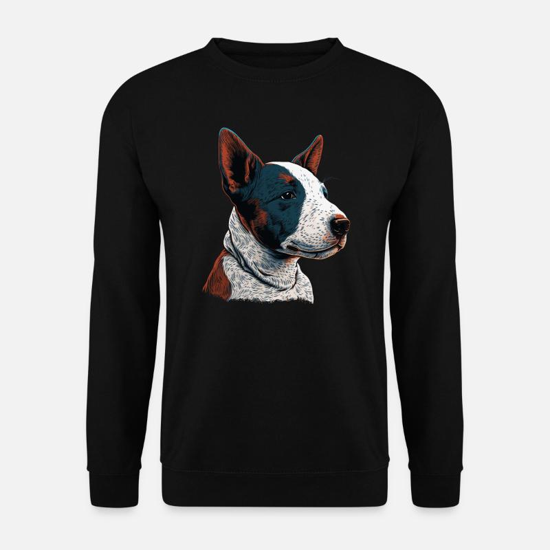 Englischer Bullterrier Welpe - Unisex Pullover - Schwarz
