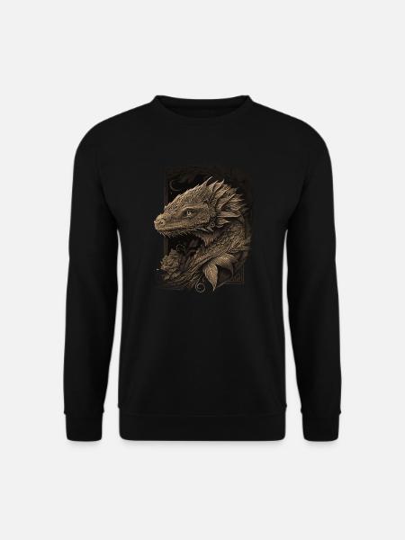 Kleiner Drachen - Unisex Pullover - Schwarz