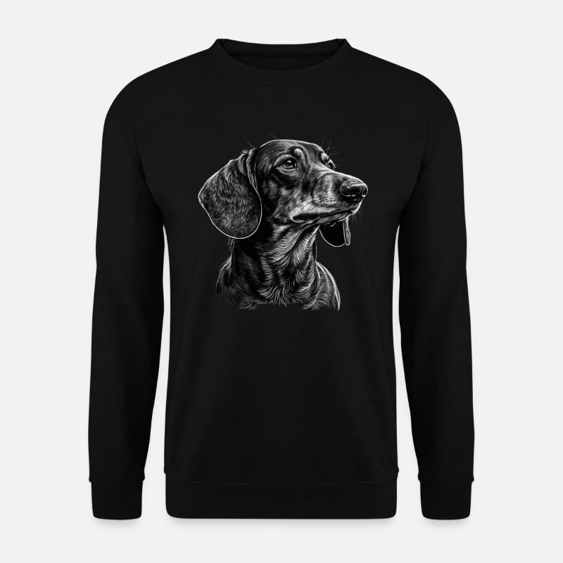 Dackel - Unisex Pullover - Schwarz