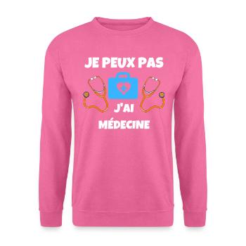 Ich kann keine Medikamente haben - Unisex Pullover - Pink - Vorne