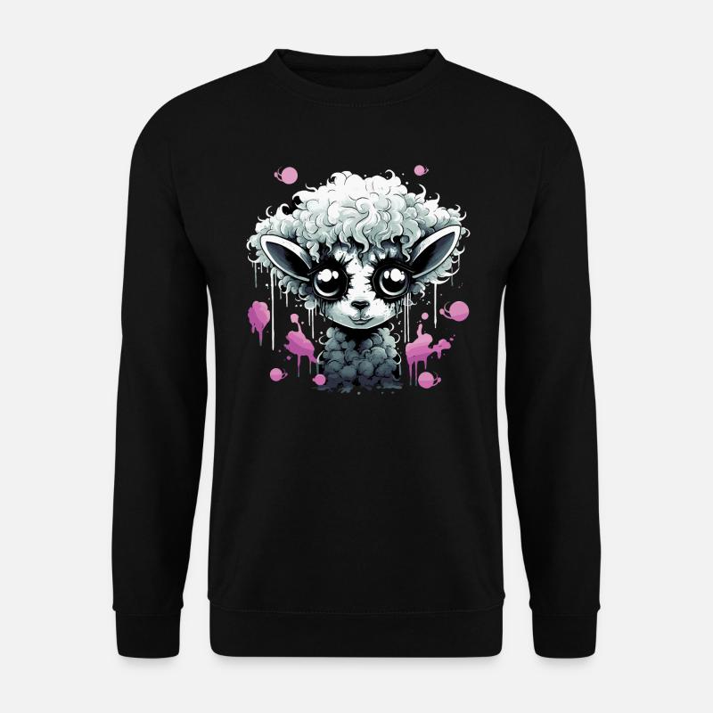 Drôle de mouton gothique - Sweat-shirt Unisexe - noir