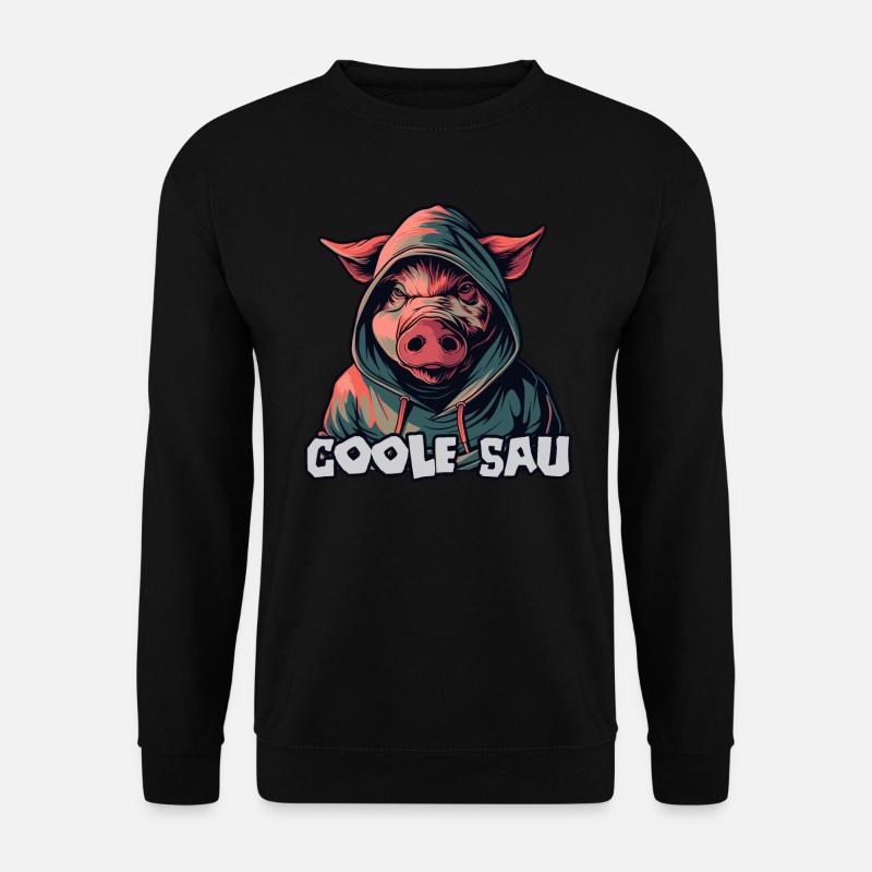 Coole Sau - Unisex Pullover - Schwarz
