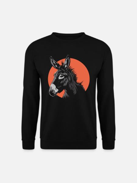 Ein Esel - Unisex Pullover - Schwarz