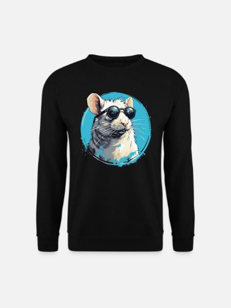 Coole Ratte - Unisex Pullover - Schwarz