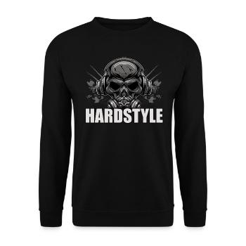 Hardstyle - Sweat-shirt Unisexe - noir - Devant - Alina (178cm) & Michal (187cm)