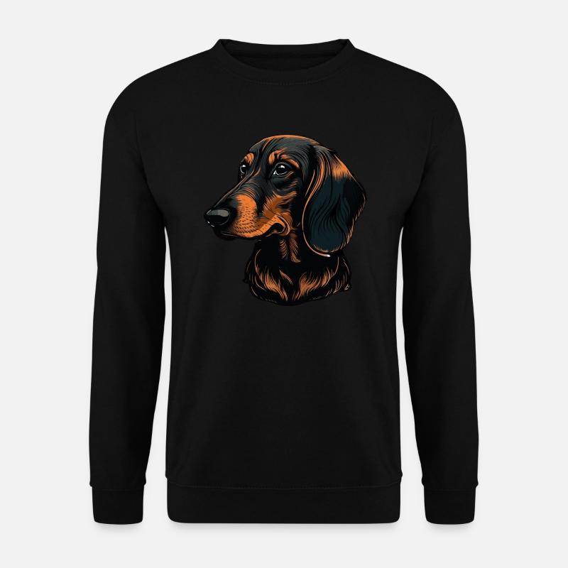 Dackel - Unisex Pullover - Schwarz